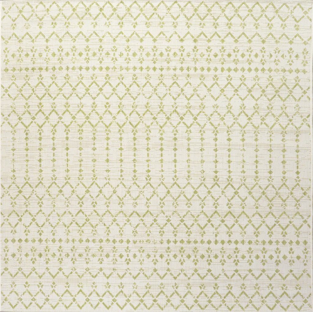 Jonathan Y Smb108M-5Sq Ourika Moroccan Geometric Textured Weave Indoor Outdoor Area Rug, Coastal,Traditional,Transitional Easy C