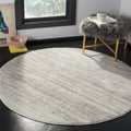 SAFAVIEH Adirondack Collection 11 Round Light Grey/Grey ADR113C Modern Ombre Non-Shedding Dining Room Entryway Foyer Living Roo