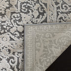 Safavieh Reflection Collection X-Large Area Rug - 11' X 15', Dark Grey & Cream, Vintage Distressed Design, Non-Shedding & Easy C