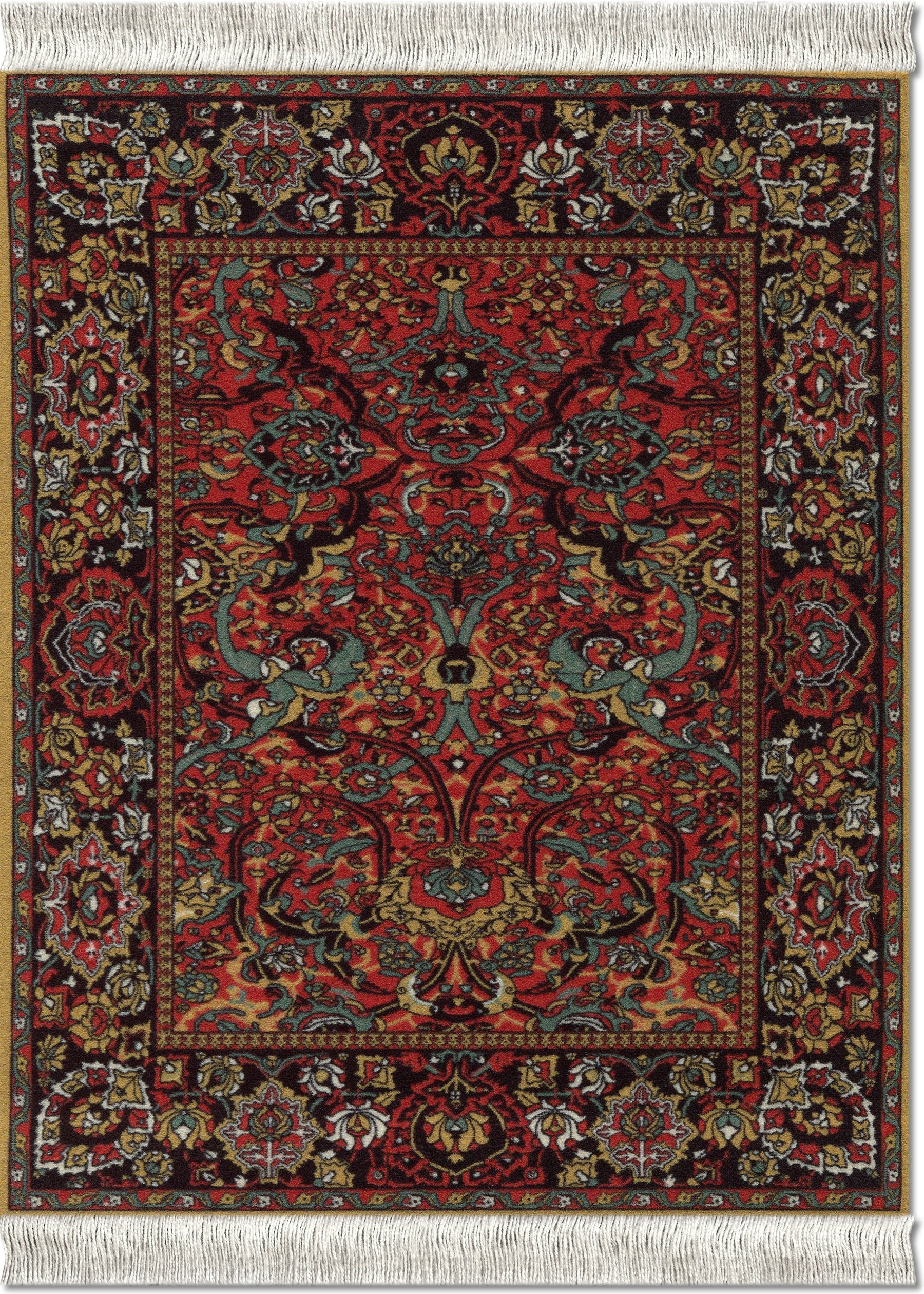 Lextra Mouserug Mouse Pad Floral Arabesque Computer Mouse Oriental Rug