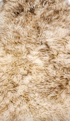 HomeRoots 2' X 3' Dark Cream New Zealand Natural Sheepskin Rug
