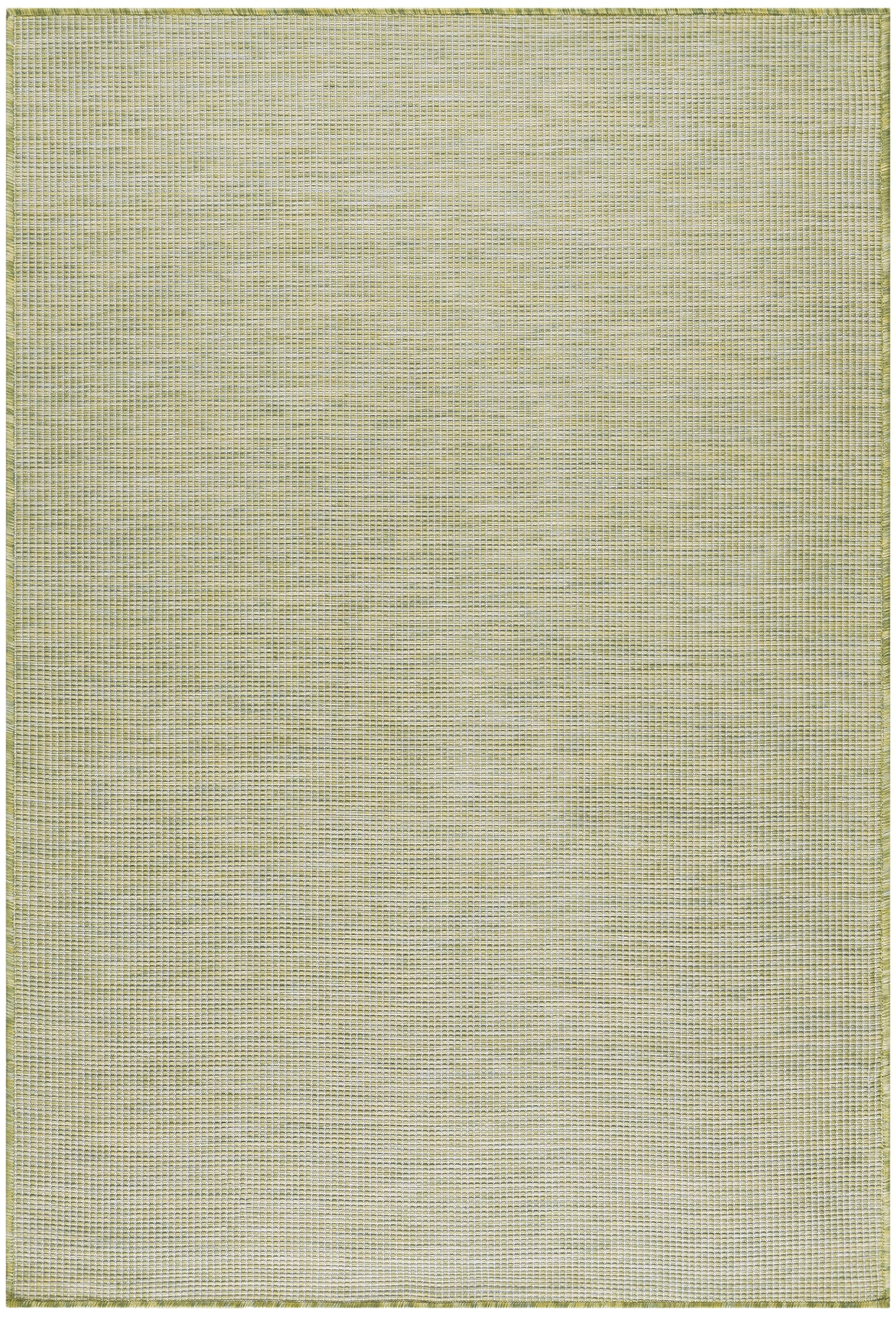 Nourison Positano Indoor/Outdoor Green 4' X 6' Area Rug, Easy Cleaning, Non Shedding, Bed Room, Living Room, Dining Room, Backyard, Deck, Patio (4X6)