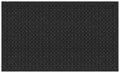 Apache Mills Textures Blocks 3' X 5' Non Slip Weather And Stain Resistant Entrance Door Mat, Onyx
