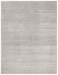 SAFAVIEH Vision Collection Area Rug - 8 x 10, Silver, Modern Ombre Tonal Chic Design, Non-Shedding & Easy Care, Ideal for High