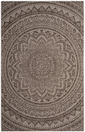 Safavieh Courtyard Collection 80.4' X 115.2' Beige/Brown Cy8734 Indoor/ Outside Waterproof Easy Cleansingpatio Backyard Mudroom Area Mat