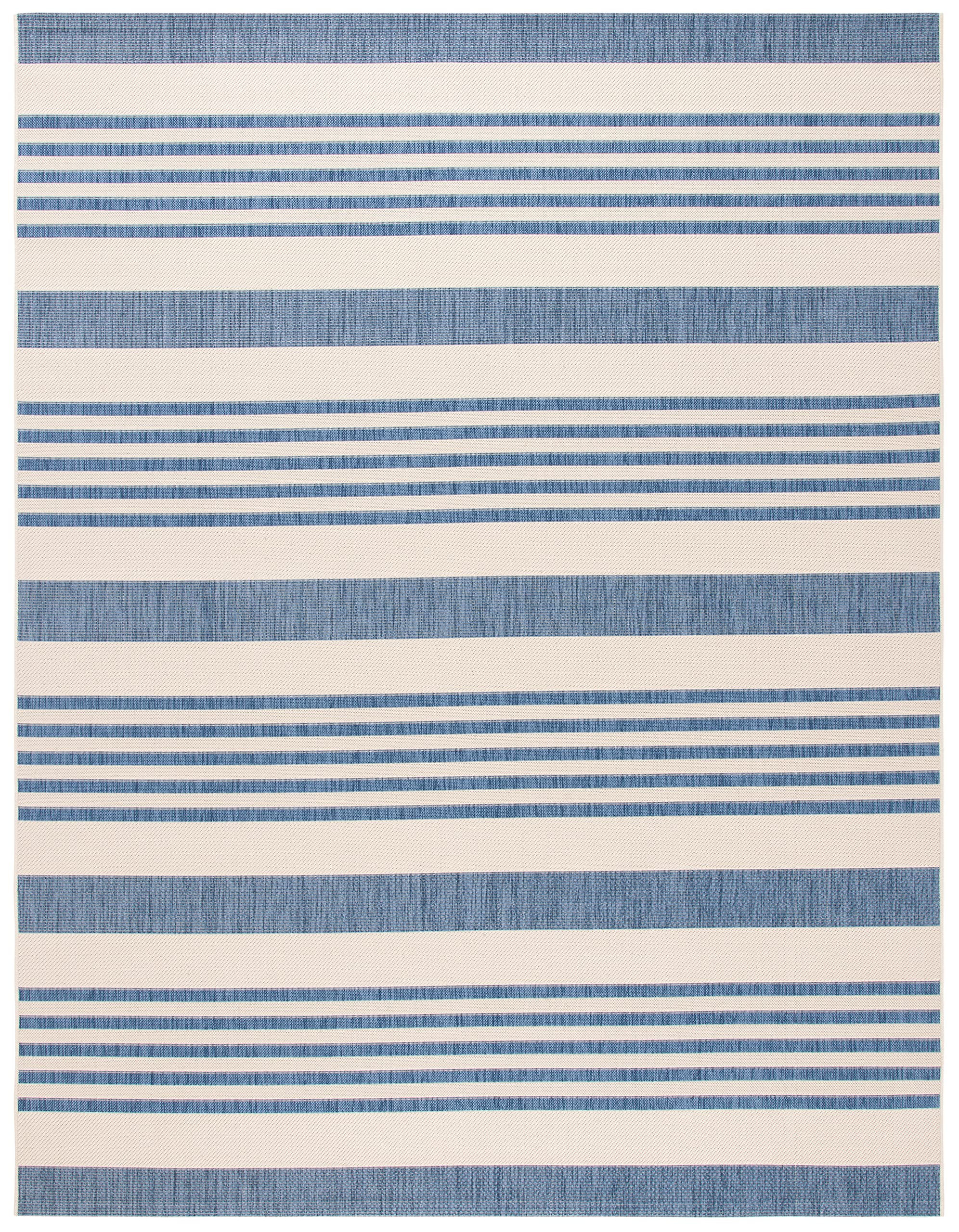Safavieh Courtyard Collection Area Rug - 9' X 12', Beige & Blue, Non-Shedding & Easy Care, Indoor/Outdoor & Washable-Ideal For P