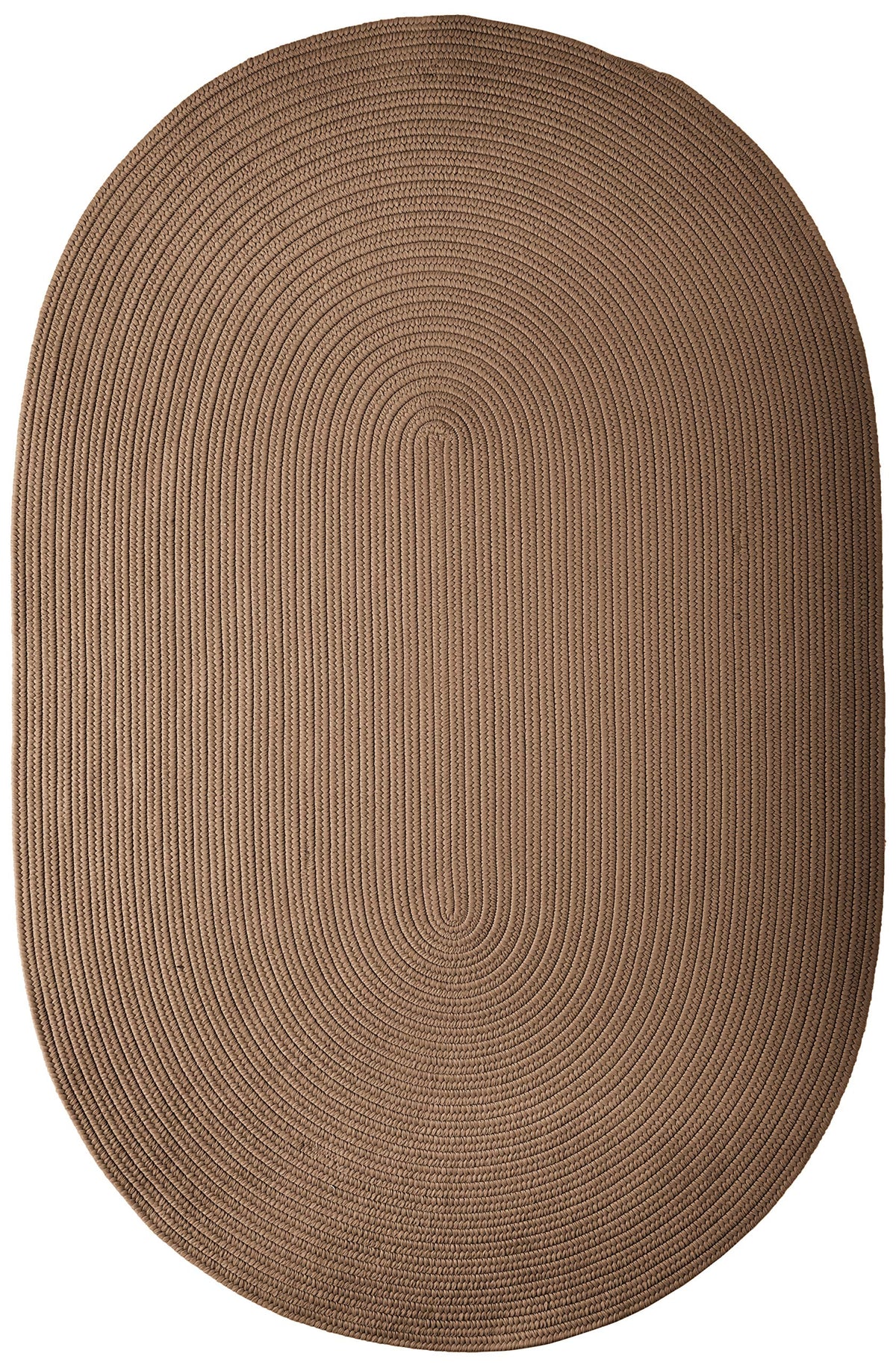 Boca Raton Polypropylene Braided Rug, 7-Feet By 9-Feet, Cashew