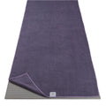 Gaiam Yoga Mat Towel Microfiber Mat-Sized Yoga Towel for Hot Yoga (68 L x 24 W), Heron Lilac