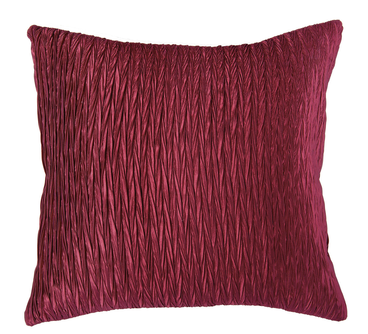 Rizzy Home T06815 Decorative Pillow, 18&quot;X18&quot;, Maroon