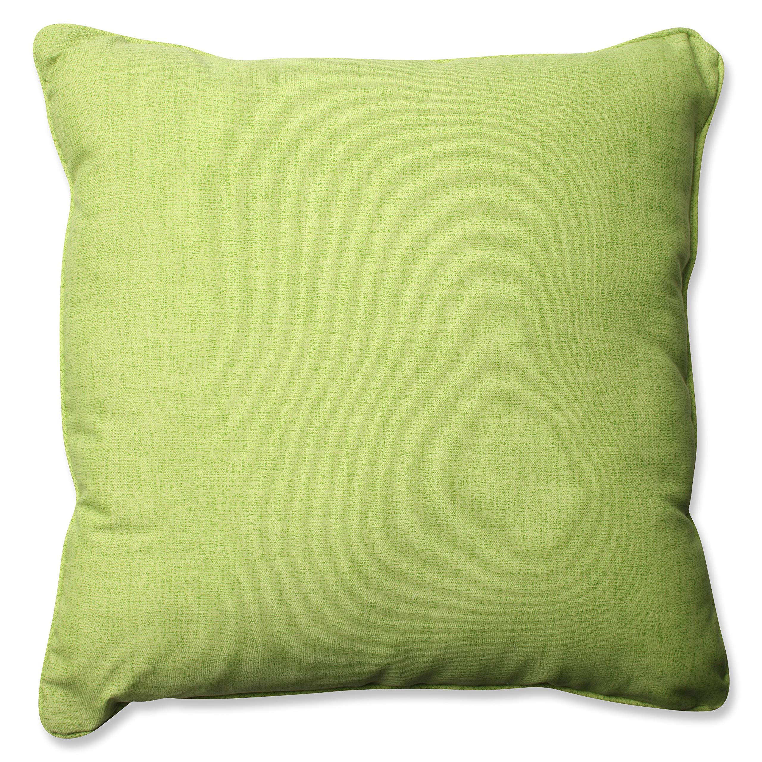 Pillow Perfect Pompeii Solid Indoor/Outdoor Floor Pillow Plush Fill, Weather And Fade Resistant, Floor - 25' X 25', Green,