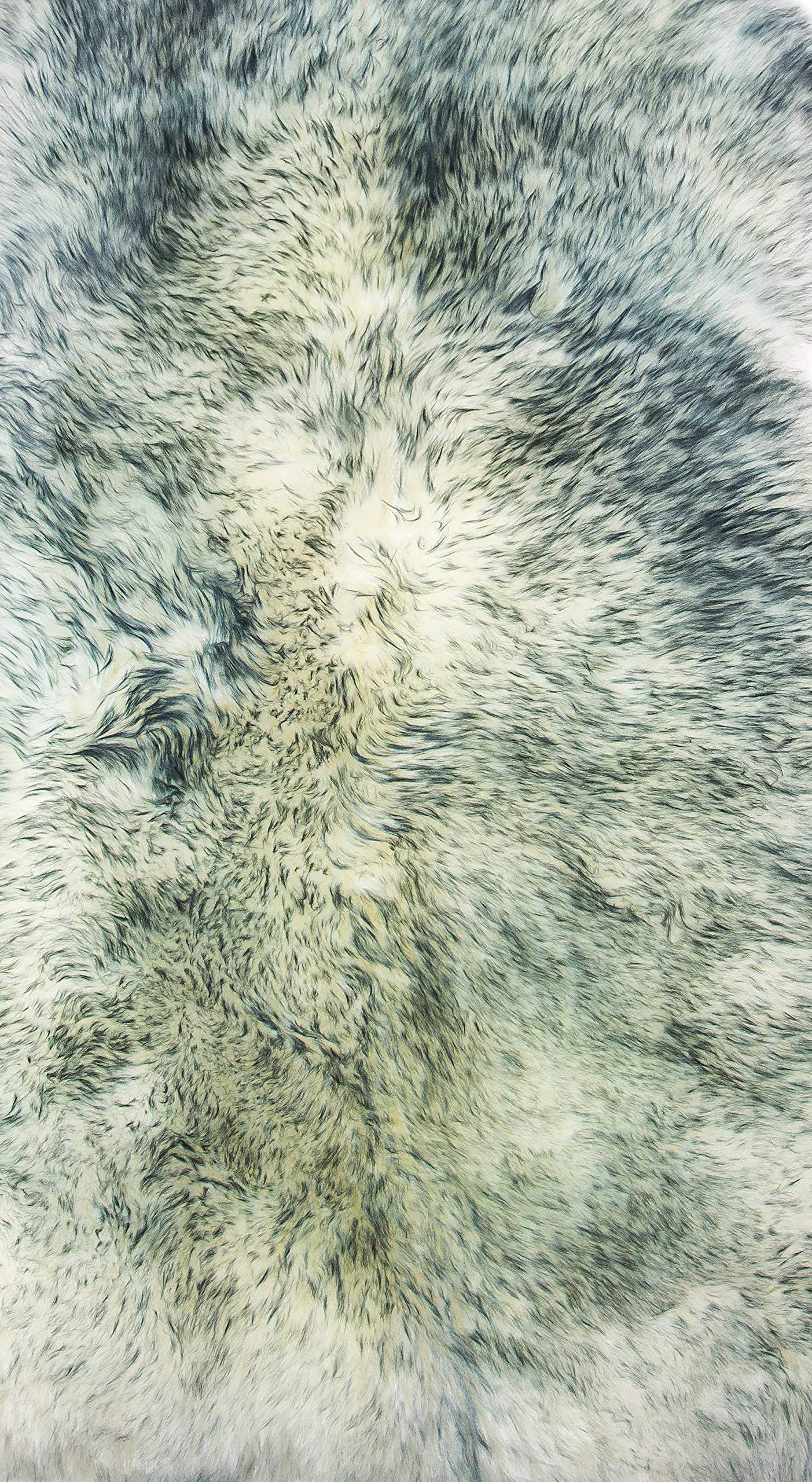 HomeRoots 2' X 3' Gray Mist New Zealand Natural Sheepskin Rug