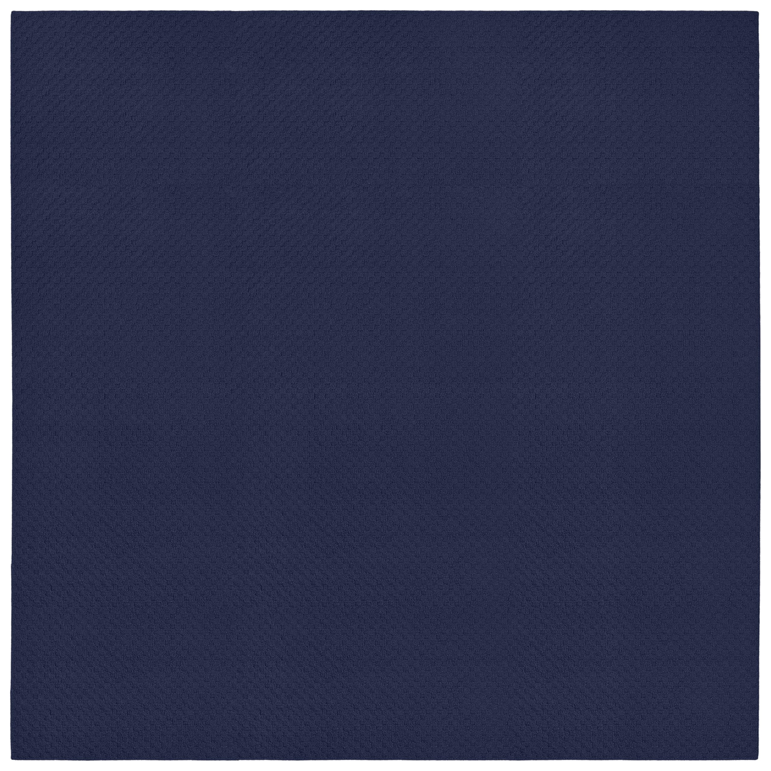 Garland Rug Town Square Navy 12' x 12' Square Stain Resistant Indoor Area Rug