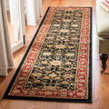 SAFAVIEH Lyndhurst Collection Runner Rug - 23 x 18, Black & Red, Traditional Oriental Design, Non-Shedding & Easy Care, Ideal 