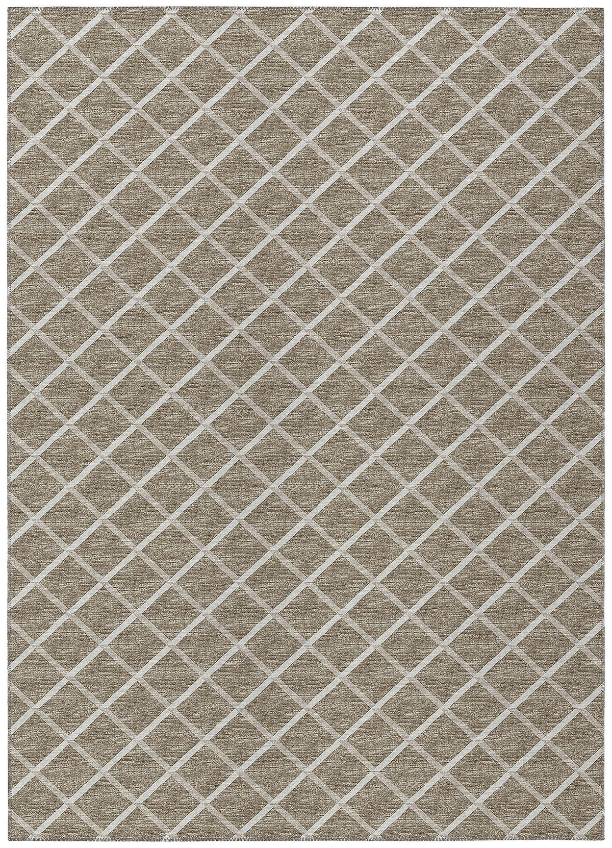 Dalyn Rugs York Yo1 Taupe 8' X 10' Indoor Outdoor Area Rug, Easy Clean, Machine Washable, Non Shedding, Bedroom, Living Room, Dining Room, Kitchen, Patio Rug