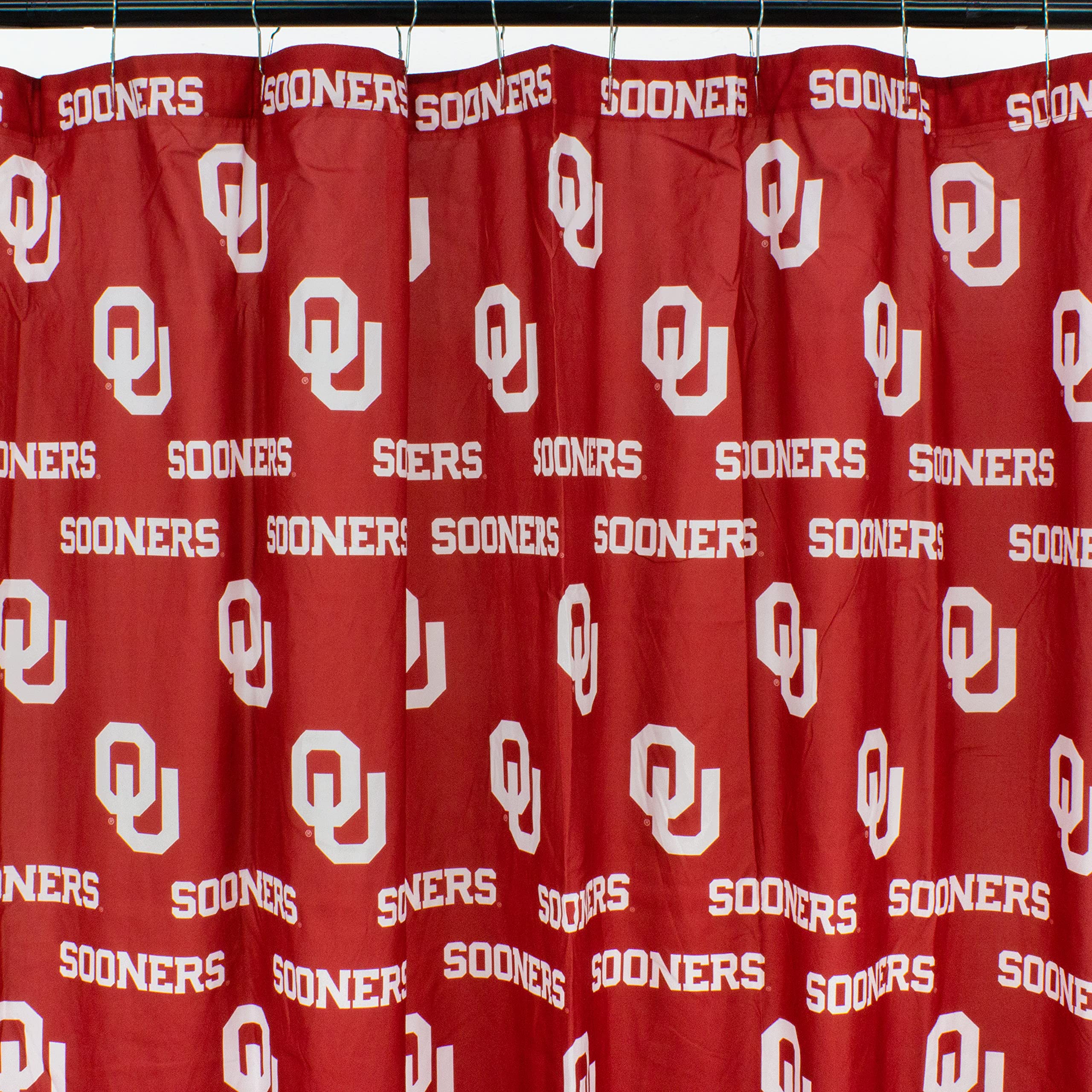 College Covers Everything Comfy Oklahoma Sooners Bright And Colorful Shower Curtain Cover 70 ' X 72 '