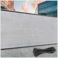 ColourTree Customized Size Fence Screen Privacy Screen Grey 4 x 147 - Commercial Grade 170 GSM - Heavy Duty - 3 Years Warranty 