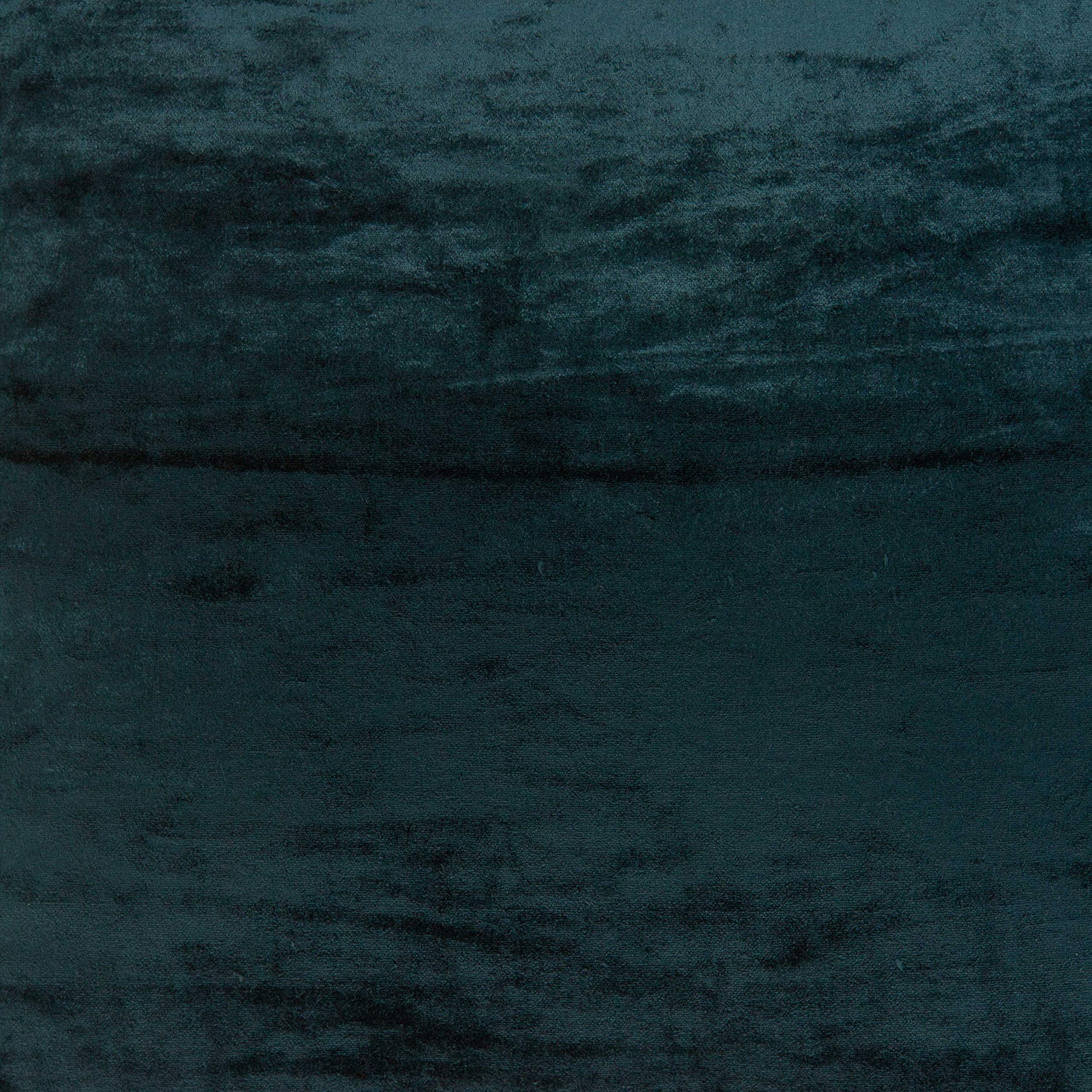 HomeRoots Decor 22' x 7' x 22' Transitional Dark Blue Solid Pillow Cover with Down Insert