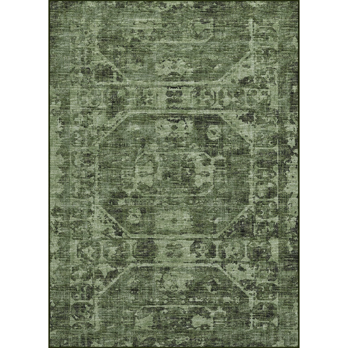 Aberdeen Ab2 Green 3' X 5' Rug