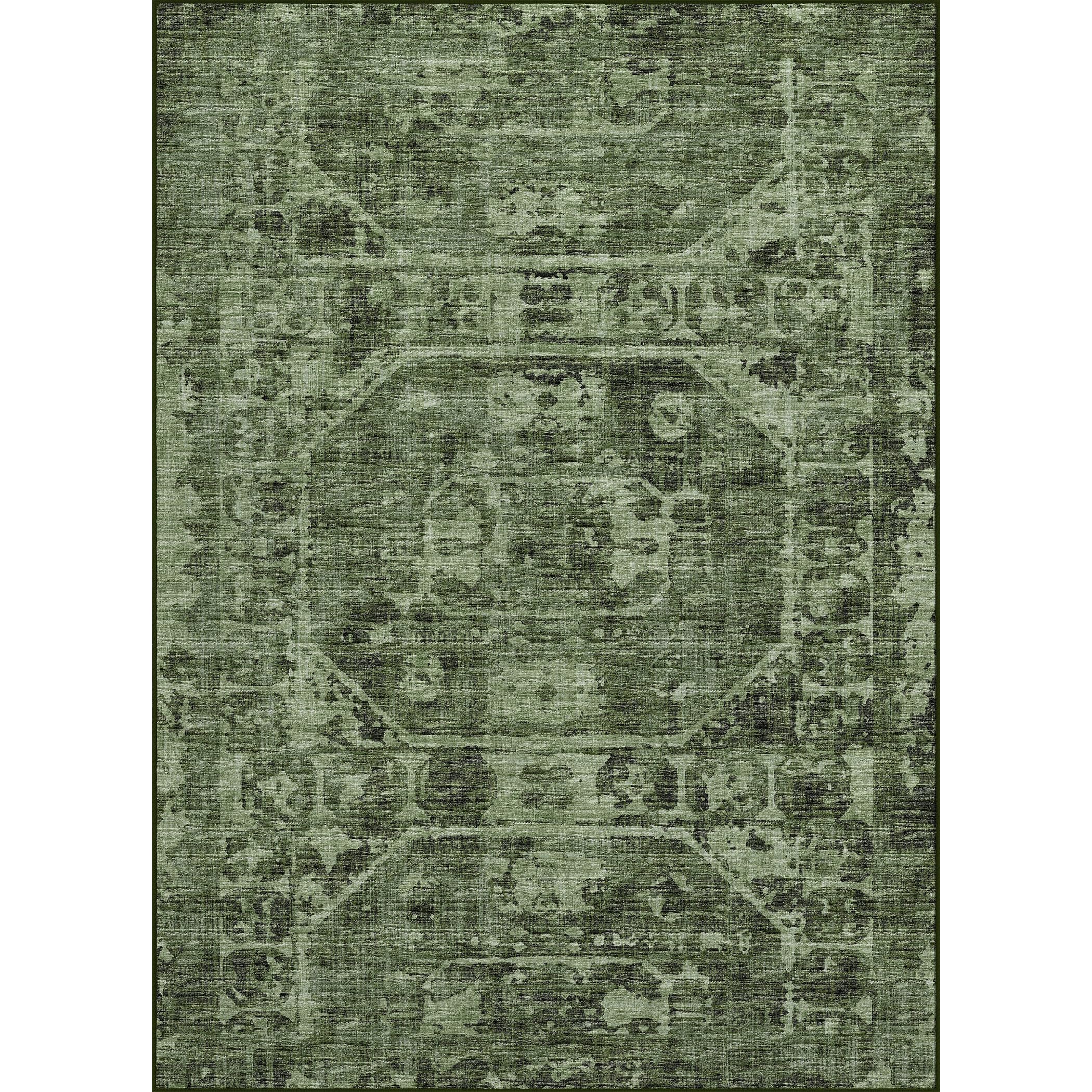Aberdeen Ab2 Green 5' X 7'6" Rug