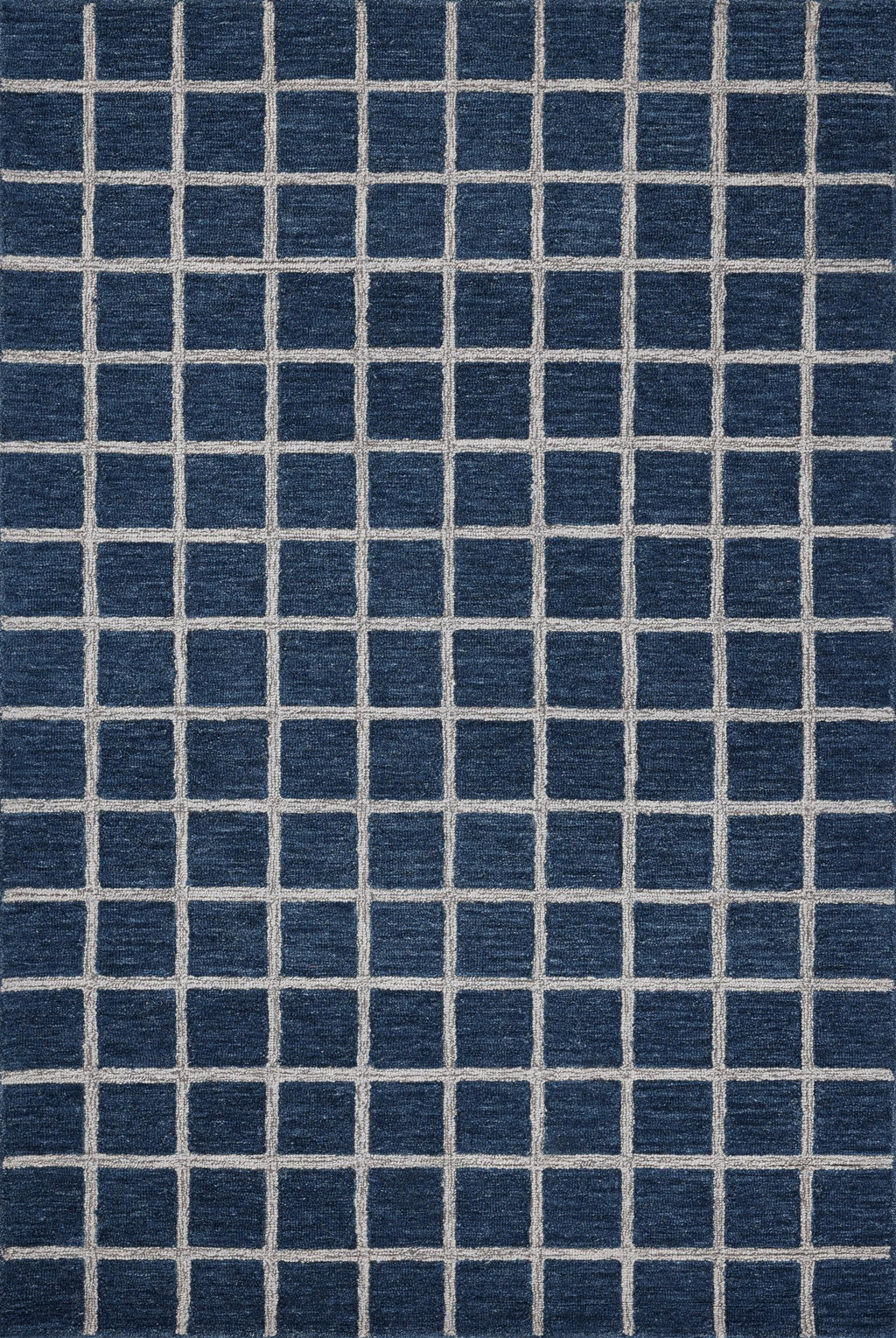 Loloi Chris Loves Julia X Polly Navy/Silver 3'-6'' X 5'-6'' Accent Rug