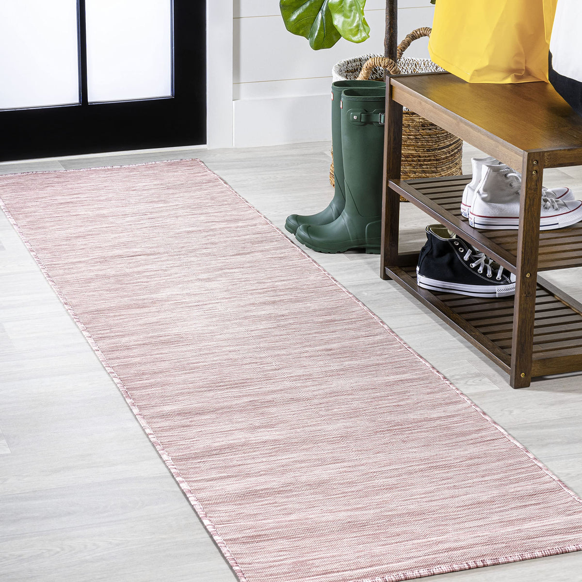 Jonathan Y Tsn100F-28 Ethan Modern Flatweave Solid Indoor/Outdoor Area-Rug, Casual, Contemporary, Coastal Easy-Cleaning,Bedroom,