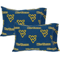 College Covers Everything Comfy West Virginia Mountaineers Pillowcase Pair, King, 20' X 40', Includes 2 King Pillowcases