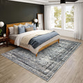 Dalyn Rugs Jericho Jc7 Pewter 3' X 5' Rectangle Soft Area Rug, Easy Clean, Non Shedding, Bedroom, Entry, Living Room, Dining Room, Kitchen Rug