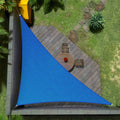 Amgo Custom Size 16' X 20' X 25.6' Blue Right Triangle Sun Shade Sail Upf50+ Agtapt8, Order To Make Canopy Awning, 95% Uv Blocka