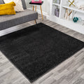 JONATHAN Y SEU100I-5SQ Haze Solid Low-Pile Indoor Area-Rug, Coastal, Bohemian, Minimalist Easy-Washing,Bedroom,Kitchen,Living Ro