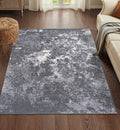 LUXE WEAVERS Abstract Modern Area Rug, Dark Gray 5x7