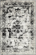Unique Loom Sofia Collection Area Rug - Salle Garnier (5 3 x 8 Rectangle, Black/ Ivory)