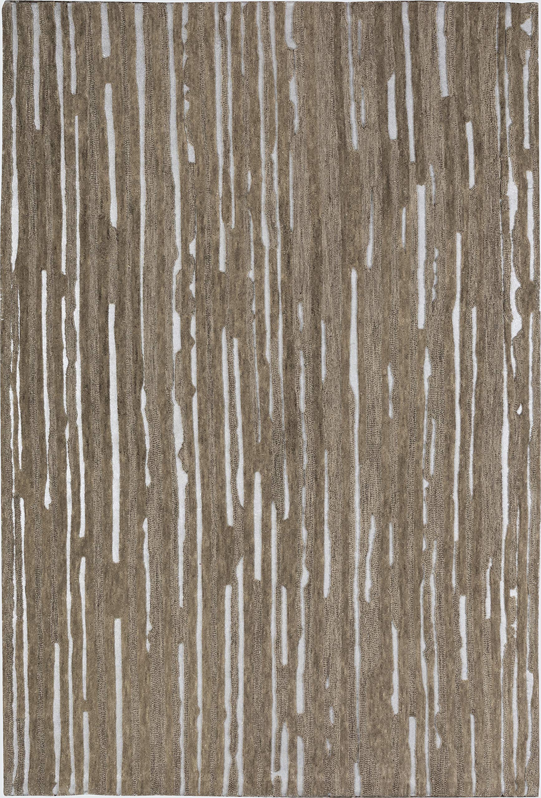 Addison Rugs Dazzle Area Rug, 5’ X 7’6", Latte