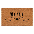 Calloway Mills 108693048 Hey Yall Whiskers Doormat, 30' X 48'