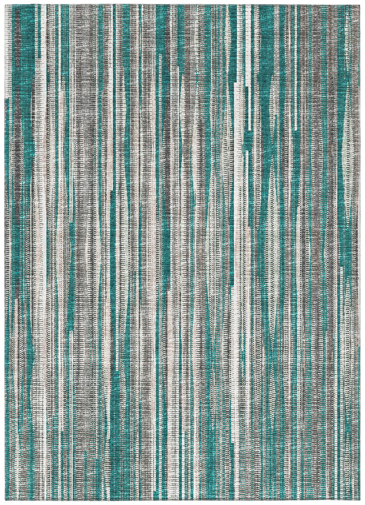 Addison Rugs Waverly 10' X 14' Awa31 Peacock Indoor Outdoor Area Rug, Stain Resistant, Machine Washable, Non Shedding, Bedroom, Living Room, Dining Room, Kitchen Rug