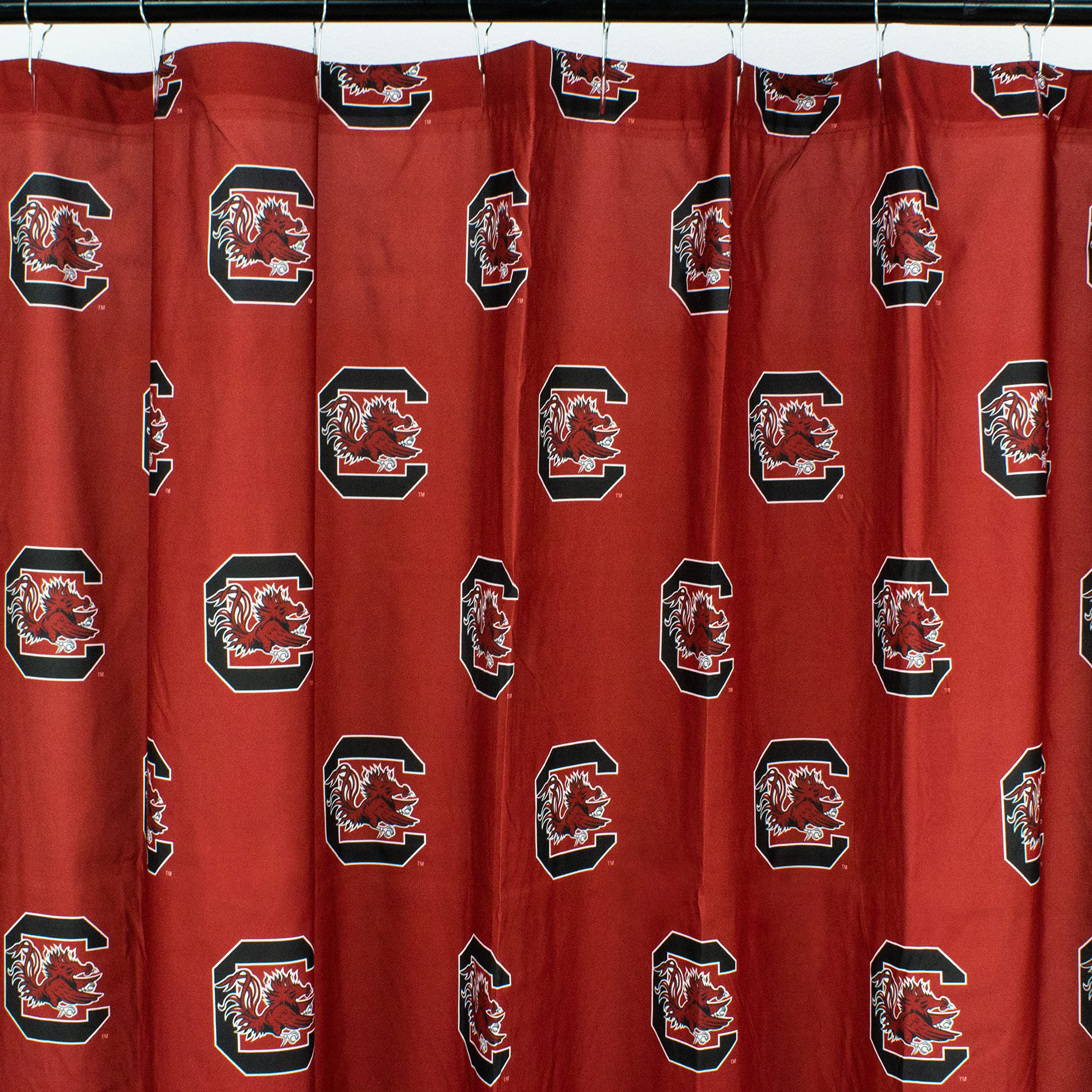 College Covers Everything Comfy South Carolina Gamecocks Bright And Colorful Shower Curtain Cover 70 ' X 72 '