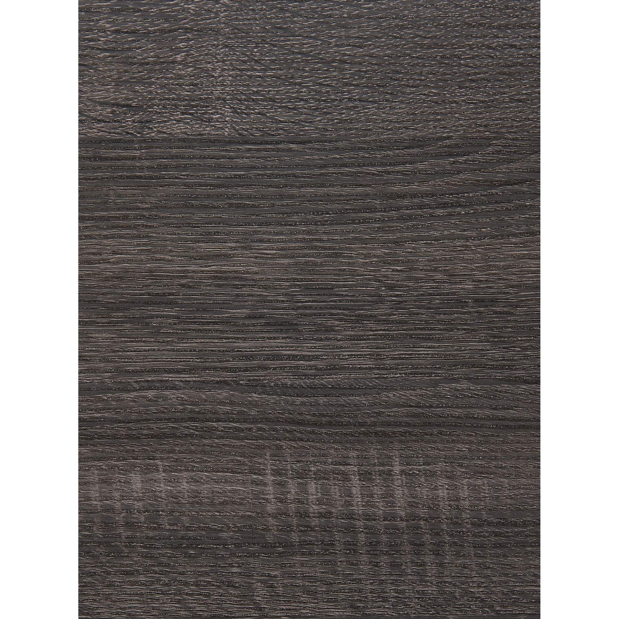 HomeRoots White and Grey Two Toned Oval Design Support with Rectangular Glass Top Dining Table