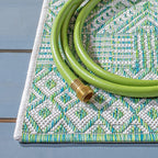 Safavieh Courtyard Collection 2' X 3'7' Ivory/Green Cy8235 Indoor/ Outside Waterproof Easy Cleansingpatio Backyard Mudroom Acce