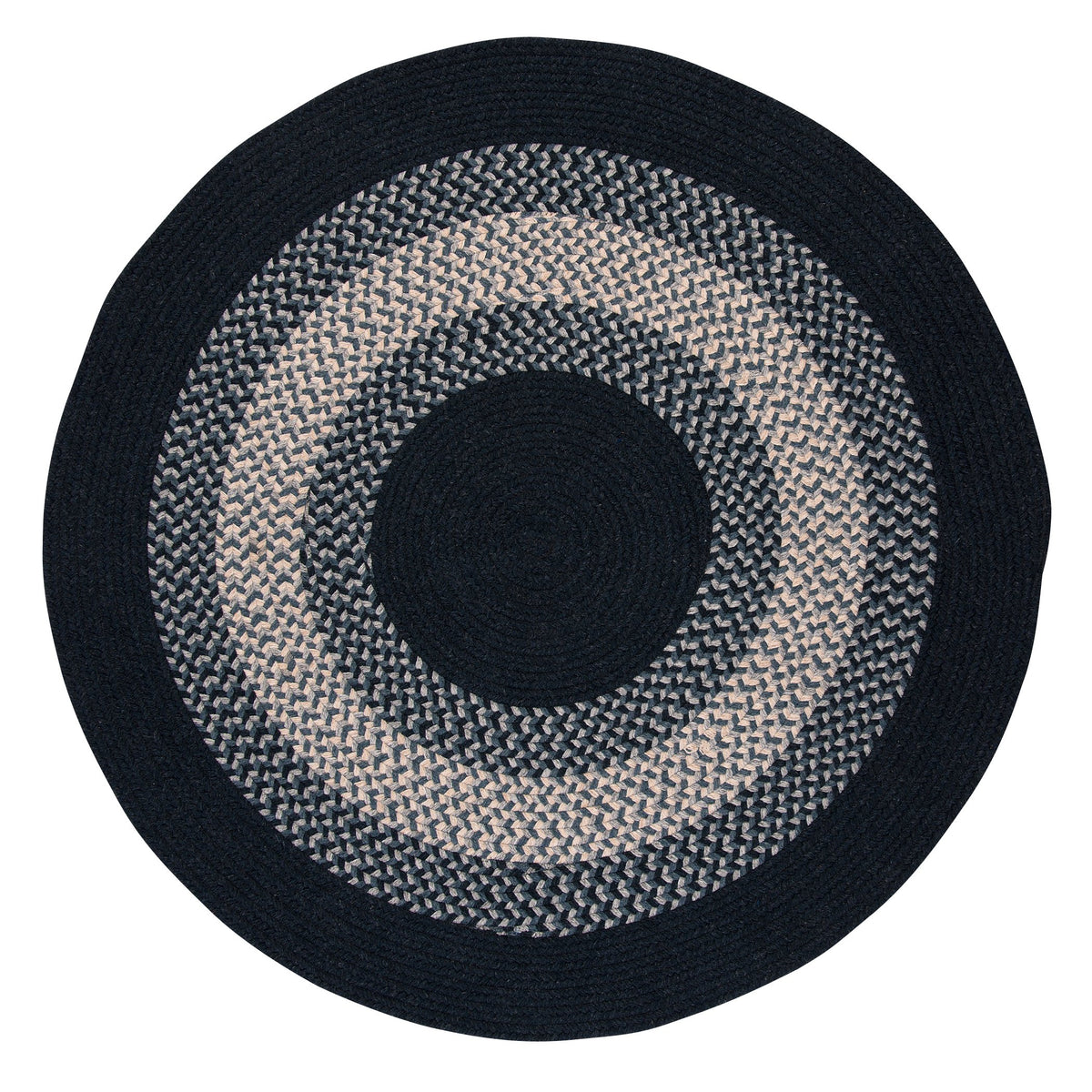 North Ridge Round Rug, 10-Feet, Navy