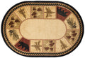 Rug Empire Rustic Lodge Cades Cove Area Rug, 5 3  x 7 3  Oval