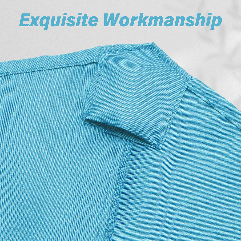 Simple Deluxe 9ft Turquoise Patio Umbrella Replacement Canopy Top Cover with 8 Ribs - Fits 9 ft Umbrellas