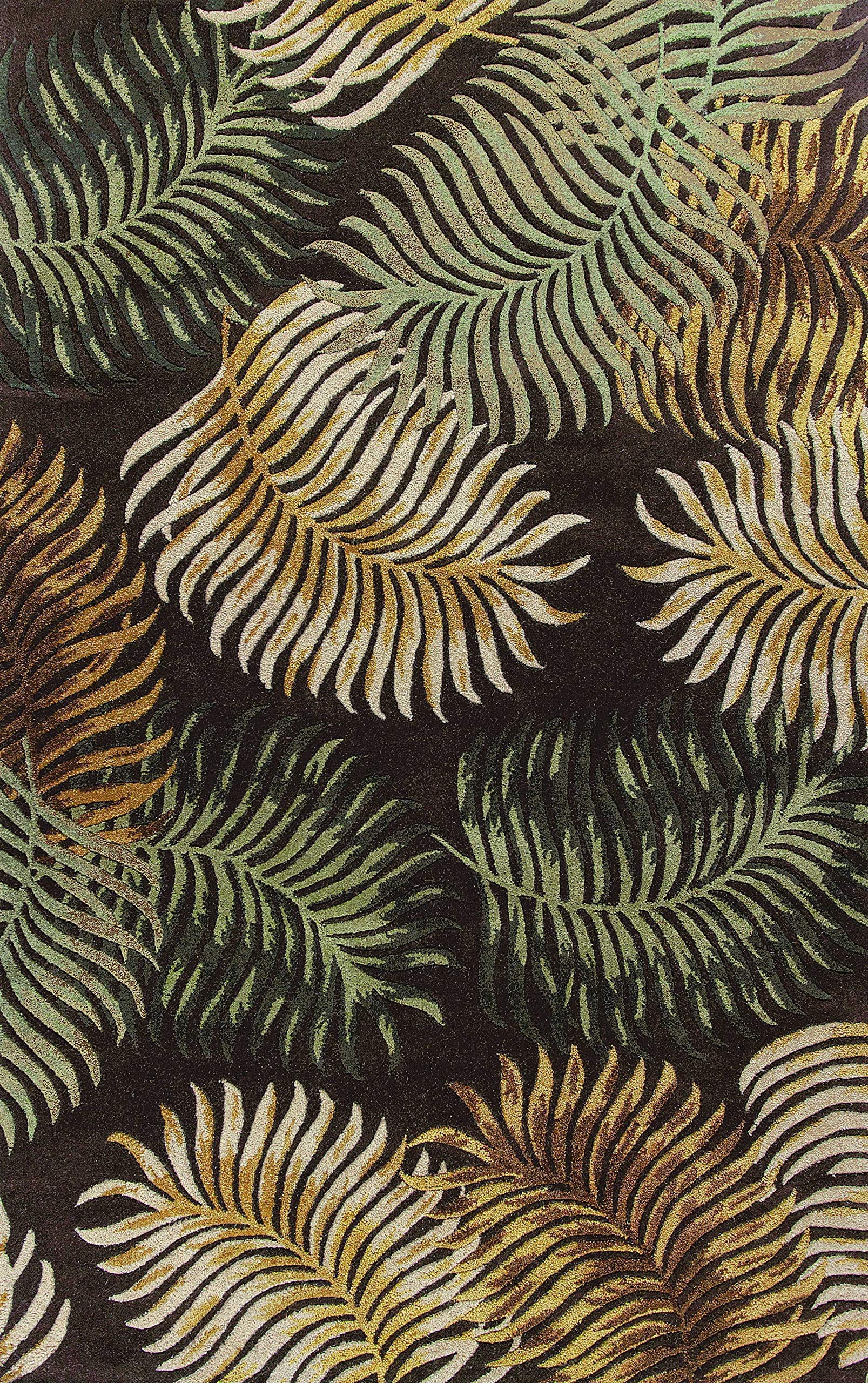 HomeRoots Decor 30' X 50' Wool Espresso Area Rug