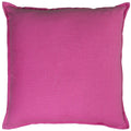 Rizzy Home | T05734 | Poly Fill Decorative Pillow | 20"X20" Pinkred Solid