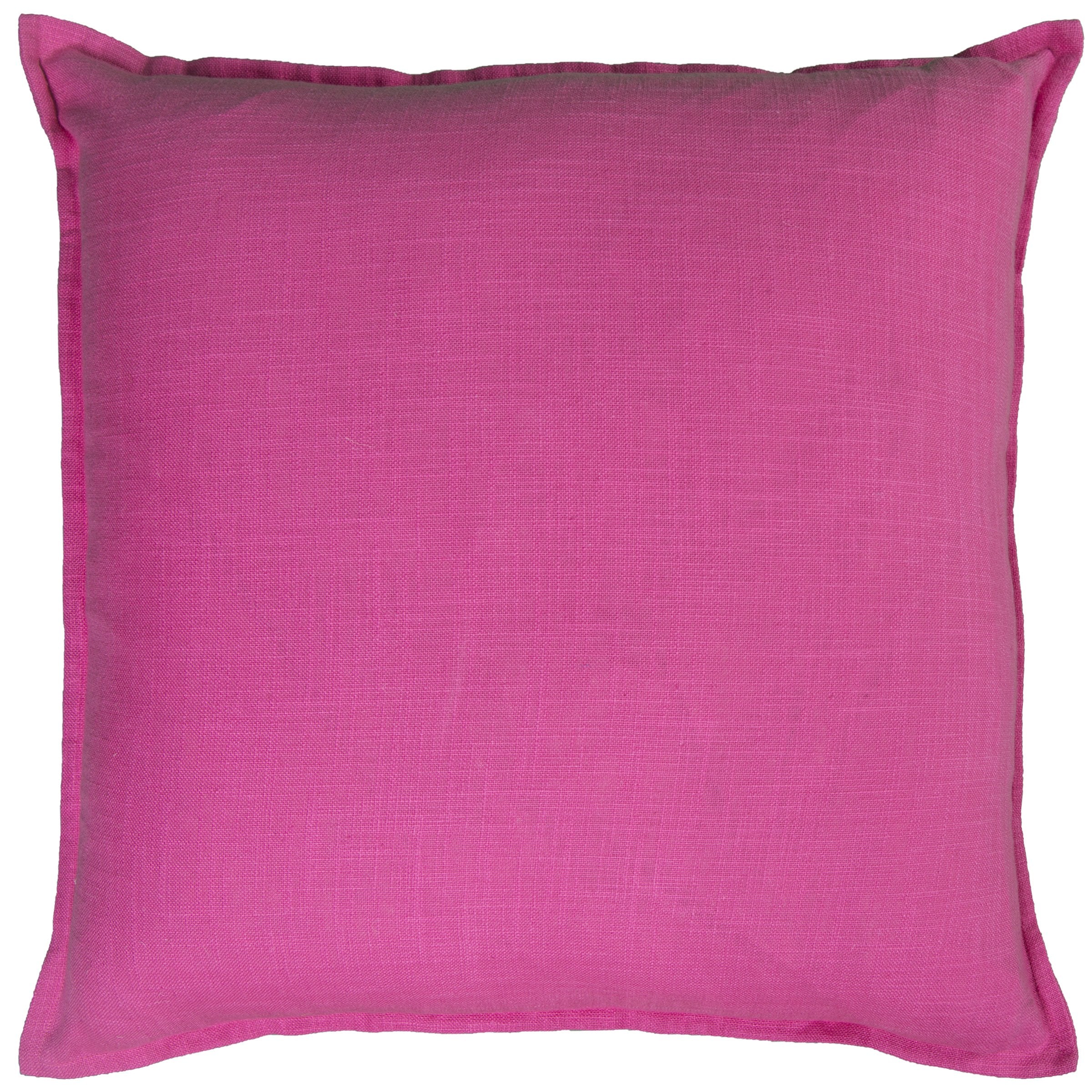 Rizzy Home | T05734 | Poly Fill Decorative Pillow | 20"X20" Pinkred Solid