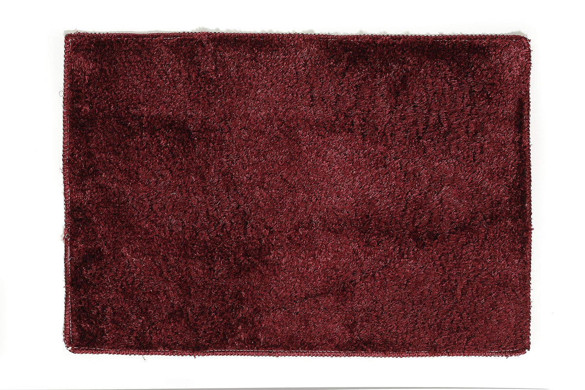 HandicraftPalace Acrylic Home Decorative Mats Carpet Door Rug Door Mats Floor Mat (Maroon)