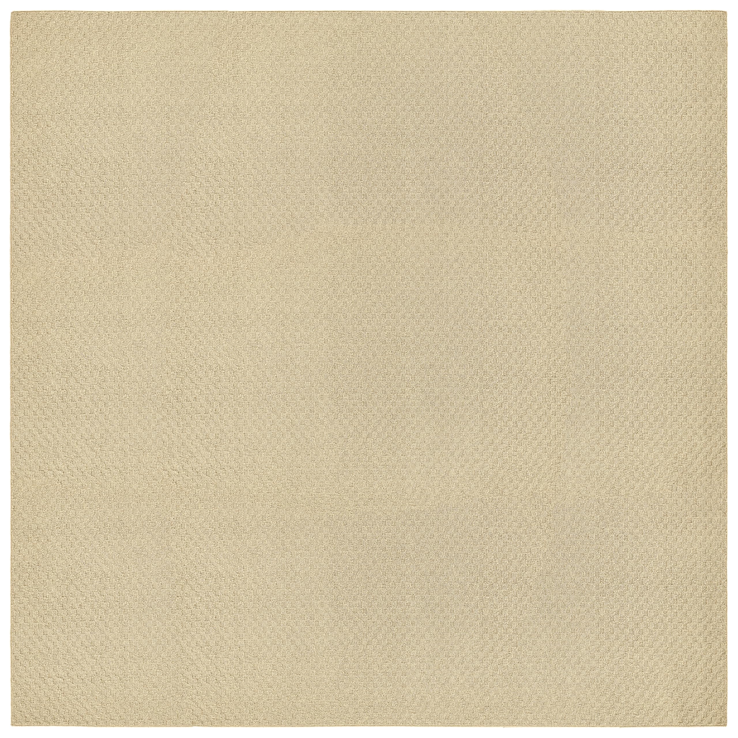 Garland Rug Town Square Tan 12' x 12' Square Stain Resistant Indoor Area Rug