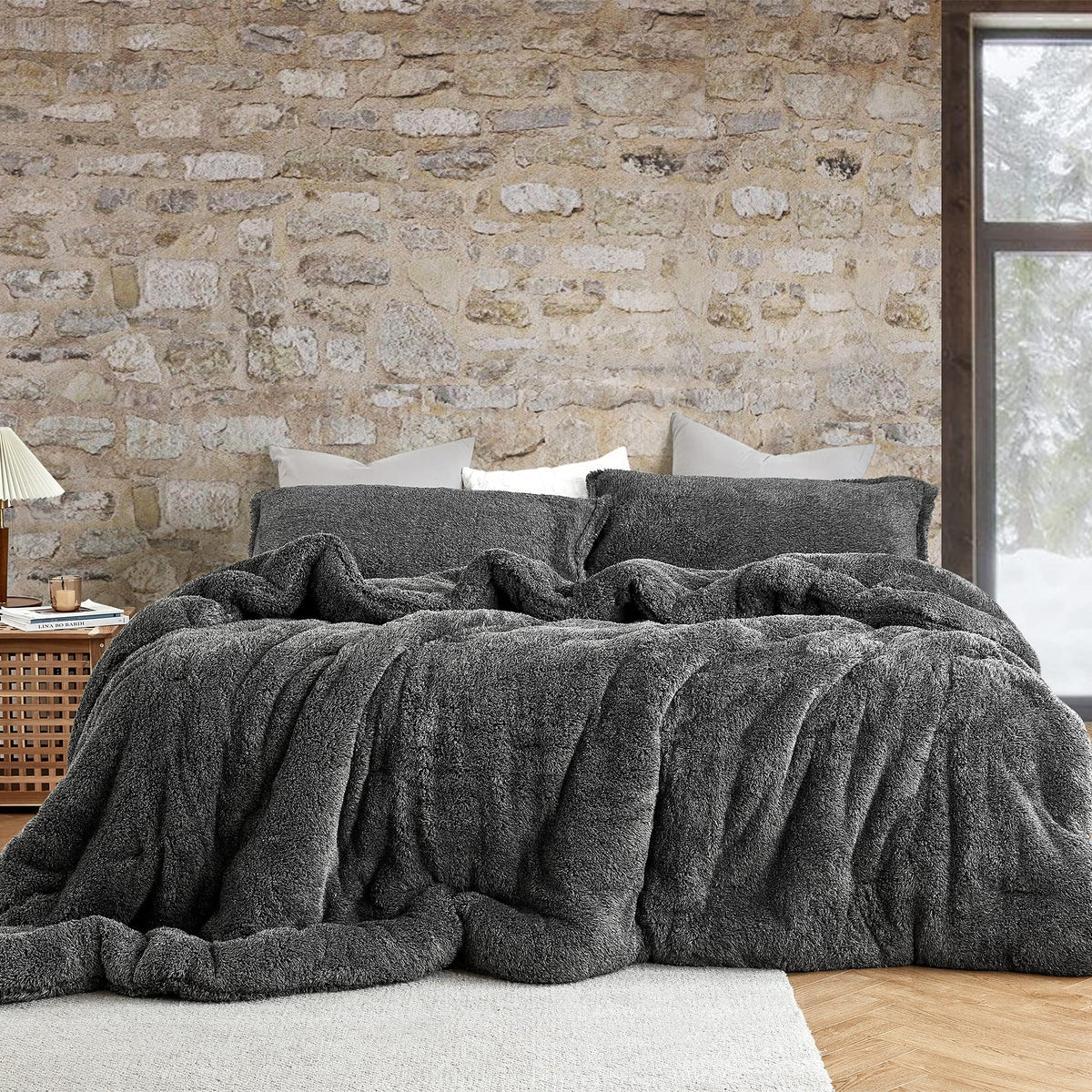 Byourbed The Original Plush - Coma Inducer Oversized Full Comforter - Frosted Polar Marsh