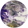 Addison Rugs Karina Akc37 Amethyst 8' X 8' Indoor Outdoor Round Rug, Easy Clean, Machine Washable, Non Shedding, Bedroom, Entry, Living Room, Dining Room, Kitchen, Patio Rug