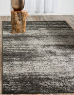 Unique Loom Del Mar Collection Area Rug - Lucille (3' 3'' X 5' 3'' Rectangle, Dark Gray/ Ivory)