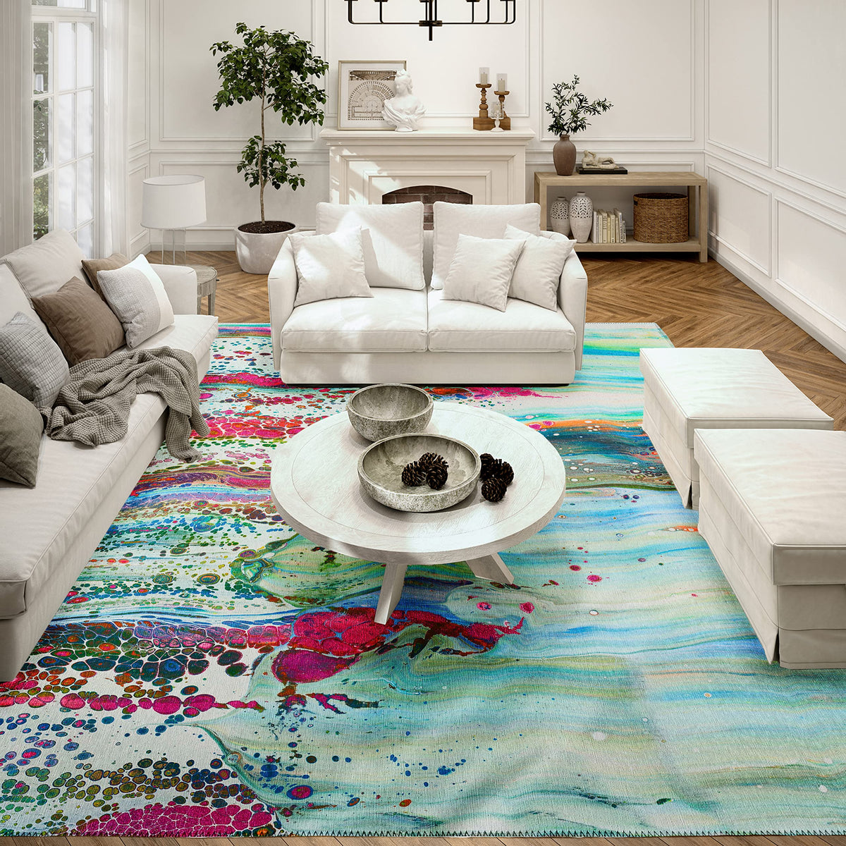 Addison Rugs Karina Akc32 Melody 8' X 10' Indoor Outdoor Area Rug, Easy Clean, Machine Washable, Non Shedding, Bedroom, Entry, Living Room, Dining Room, Kitchen, Patio Rug