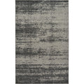 Unique Loom Del Mar Collection Area Rug - Lucille (5' 3'' x 8' Rectangle, Dark Gray/ Ivory)